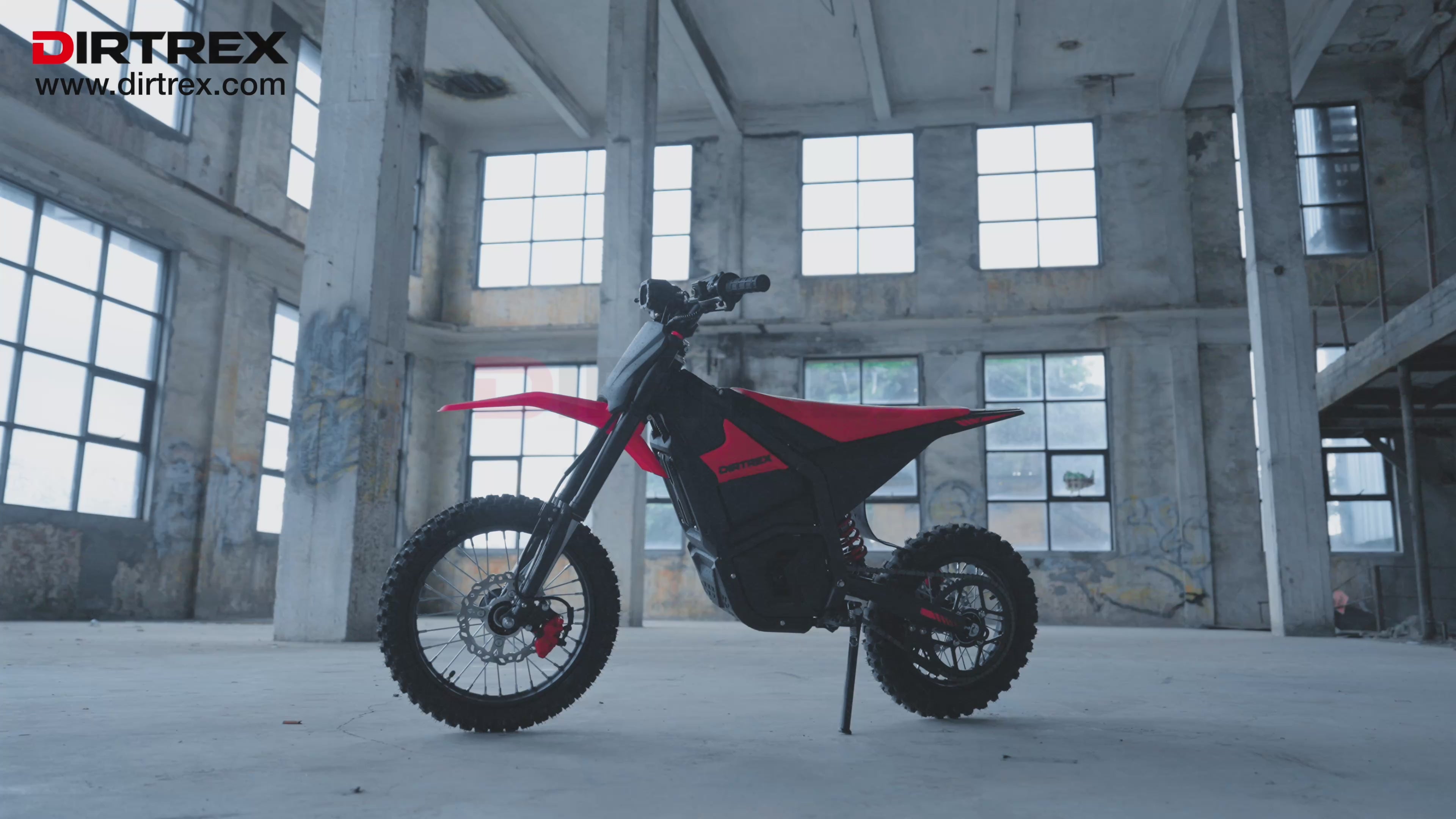 Load video: DIRTREX DT10 Off-Road ElectricMini Dirt Bike for Teens &amp; Adults